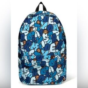 Stylish Blue Bape Backpack